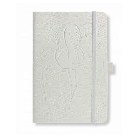 Notatnik Lediberg A6/96/80g linia Ivory Flaming Biały